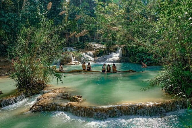 1 Day Mekong Cruise to Pak Ou Caves and Kuang Si Waterfalls - Ban Xang Hai, where rice whiskey is part of the welcome
