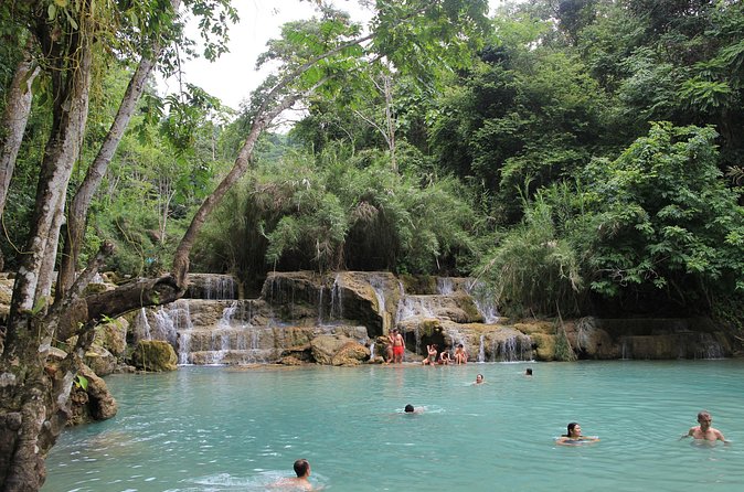 A Relaxing Day at the Kuang Si Falls - Ban Xiang Khong and Ban Xieng Lek crafts