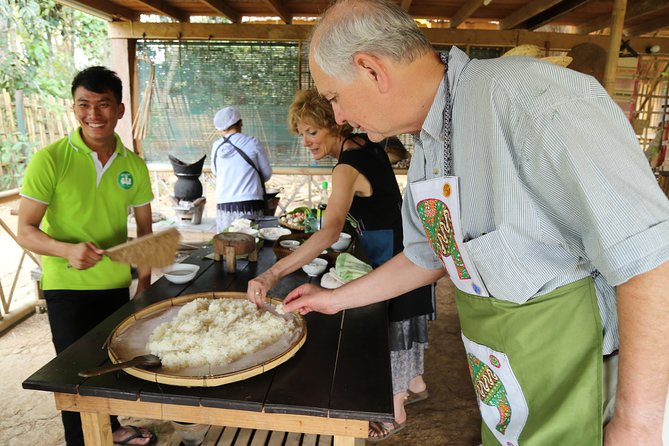 Day-time Bamboo weaving & Cooking Classes join-in - At The Bamboo Experience beside the rice fields