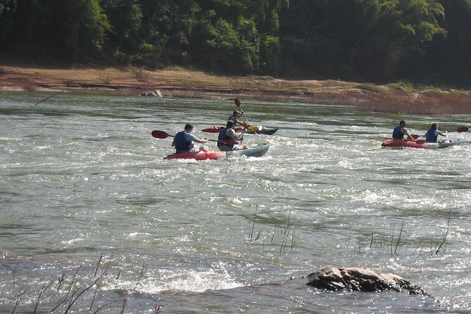 FULL DAY – Kuang Si Waterfall, Kayak on the Nam Ou / Mekong River, Pak Ou Caves - Kuang Si Falls, the grand finale