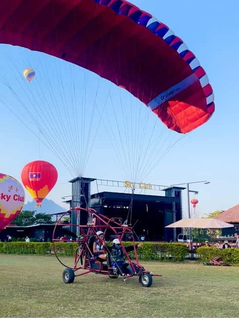 Hot Air Balloon in VangVieng pick up-drop off - Key points at a glance