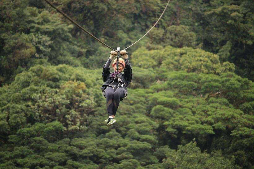 Kuang Si Waterfall, Tree Top Cafe, Ziplining - What to bring and how to pace yourself