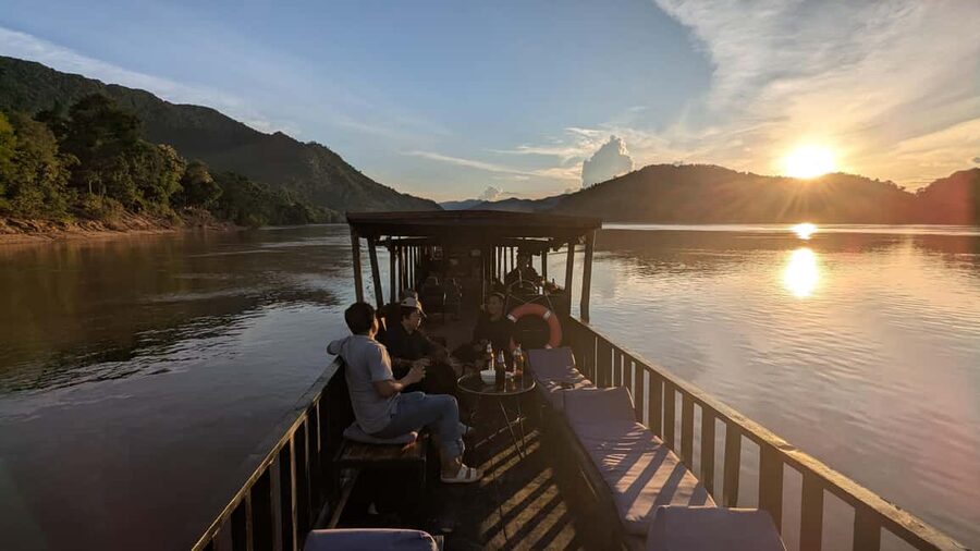 Luang Prabang: Afternoon Kuang Si Waterfalls & Sunset Cruise - Two hours at Kuang Si Waterfalls