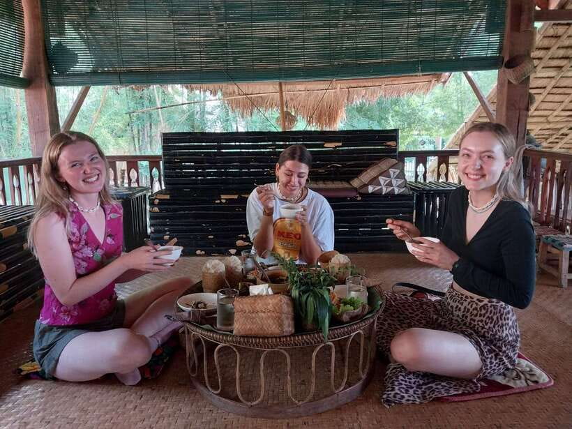Luang Prabang: Bamboo Experience & Kuang Si Falls Tour - The bamboo pavilion outside Luang Prabang