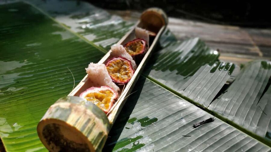 Luang Prabang: Bamboo Forest Cooking-class & Farm Visit - Cooking rice, meat, and fish with bamboo