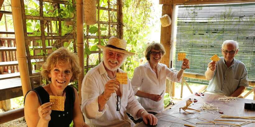 Luang Prabang: Bamboo Weaving Workshop & Cooking Class - Local Music, Instruments, and the End of the Meal