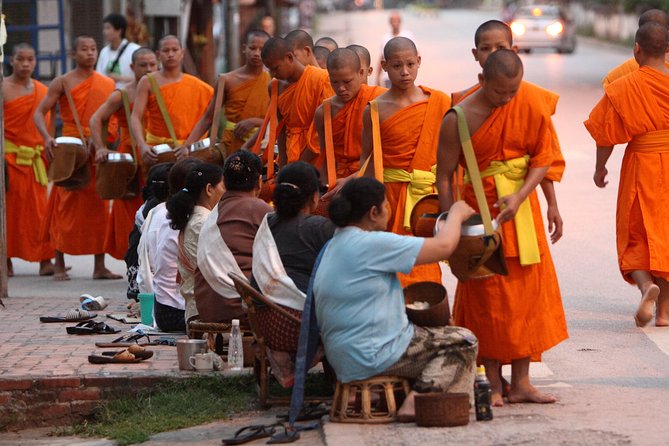 Luang Prabang City Tour & Kuang Si Waterfalls - Mount Phousi means stairs, then wide views