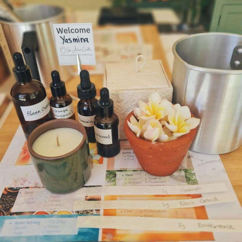 Luang Prabang: Craft Your Own Aroma Candle in Heritage Home - Lao Tea While the Candle Cools