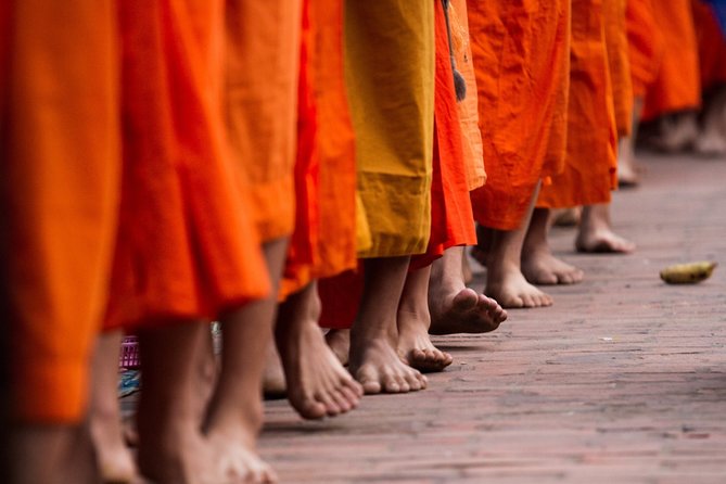 Luang Prabang Early Morning Alms Giving and Wet Market - The old city provides the setting