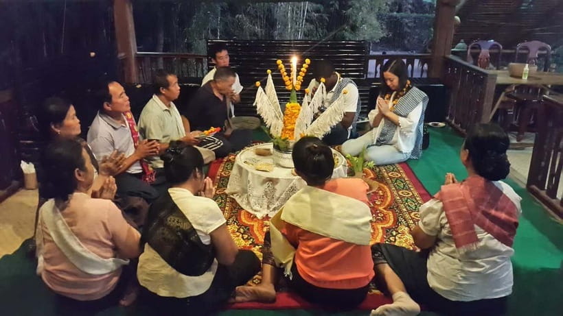 Luang Prabang: Evening Cooking Class & Local Baci Ceremony - From your hotel to Luang Prabang’s food market