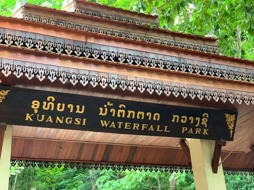 Luang Prabang: Kuang Si Bike Ride & Long-Tail Boat Cruise - The Asiatic Bear Rescue Centre