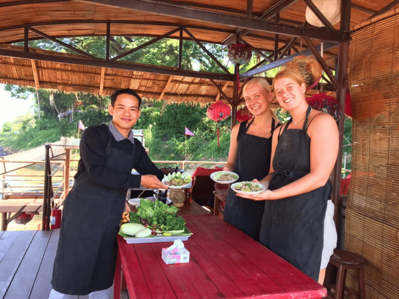 Luang Prabang: Mekong River Cooking Class with Hotel Pickup - Starting with hotel pickup and a tuk-tuk ride