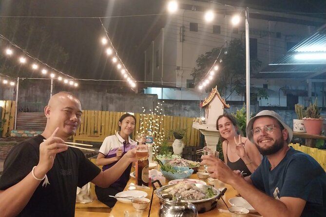 Luang Prabang Mekong Sunset Cruise and Hot Pot Dinner - Sunset views with a weather warning