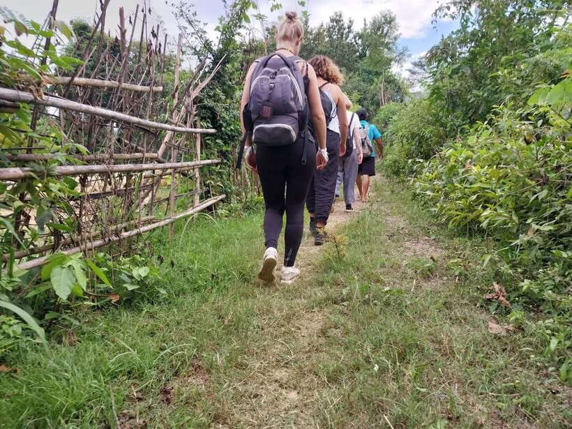 Luang Prabang: Organic Farm Experience & Hike to Kuang si - Reaching the three-tiered falls
