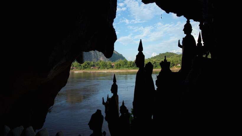 Luang Prabang: Pak Ou Caves & Kuang Si Falls Day Trip - The Mekong ride to Pak Ou Village