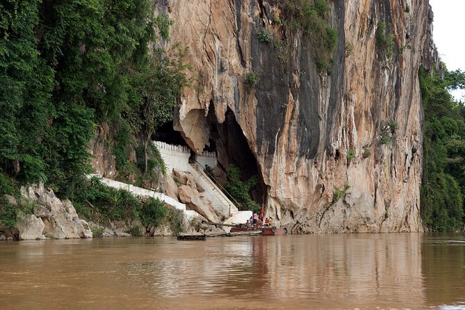Private Tour: Pak Ou Cave and Kuang Si Waterfall Tour from Luang Prabang - Swimming and walking at the three-tiered falls
