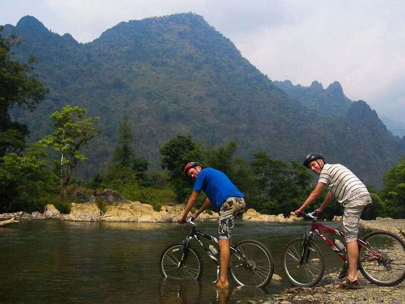 Vang Vieng: Blue Lagoon and Countryside Bike Tour with Lunch - Key points to know before you book