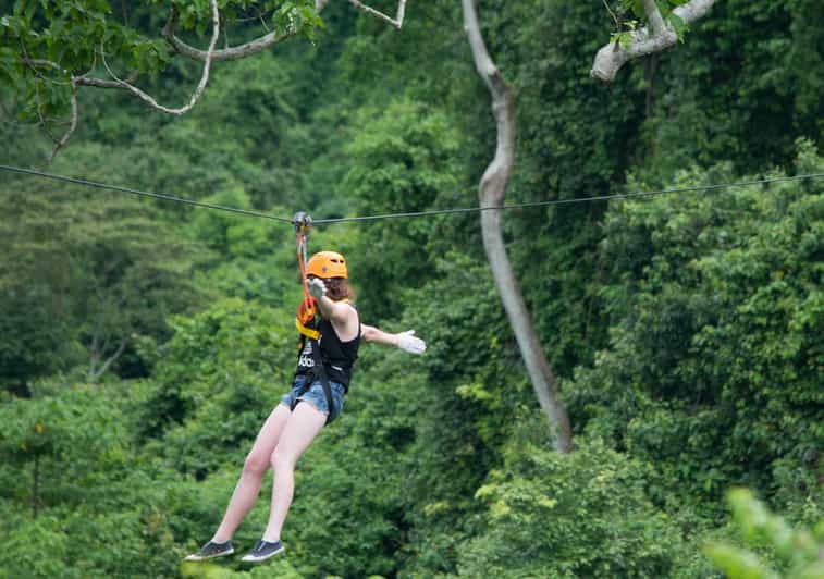 Vang Vieng: Half-Day Zip Lining with Cave Exploration Option - Timing, safety, and comfort