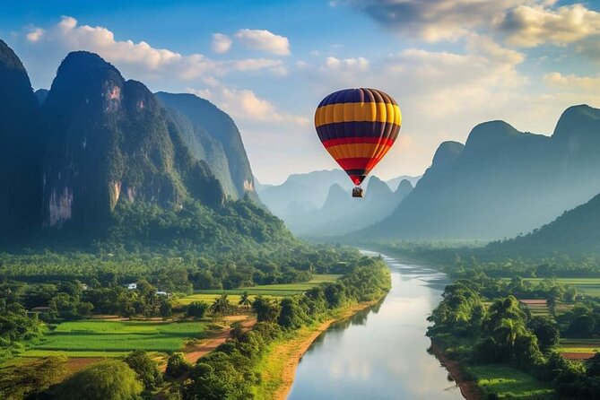 Vang Vieng Laos Hot Air Balloon Adventure Tour - Photos, certificates, and the included celebration