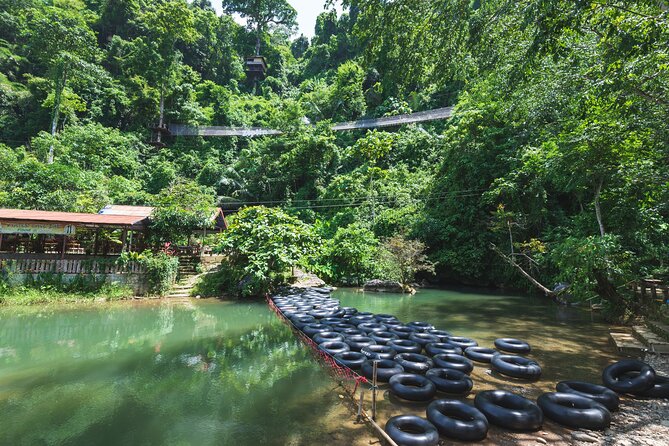 Vang Vieng Tour A Blue lagoon 3 with Caves and Zipline - The zipline starts at a treehouse