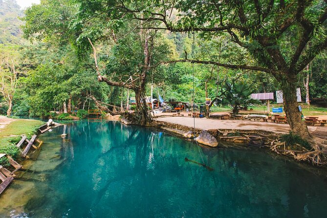 Vang Vieng Tour B - Nam Xay Viewpoint Hike & Blue Lagoon 1 Tour - Blue Lagoon 1: two hours beside the water