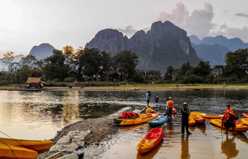 Vang Vieng: Zipline&Kayaking&BlueLagoon 1 - Blue Lagoon 1 and a proper swim break